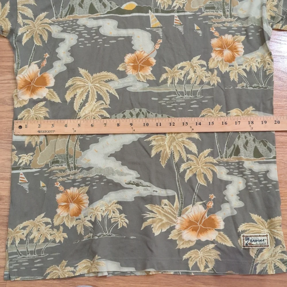 Tommy Bahamas Hawaiian Polo Shirt Size Small S - Picture 5 of 6